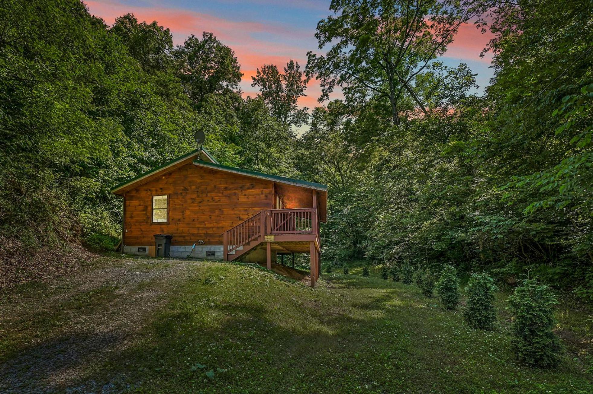Smoky Mountains Hut Tub Cabin Dog Friendly Sevierville Exteriör bild