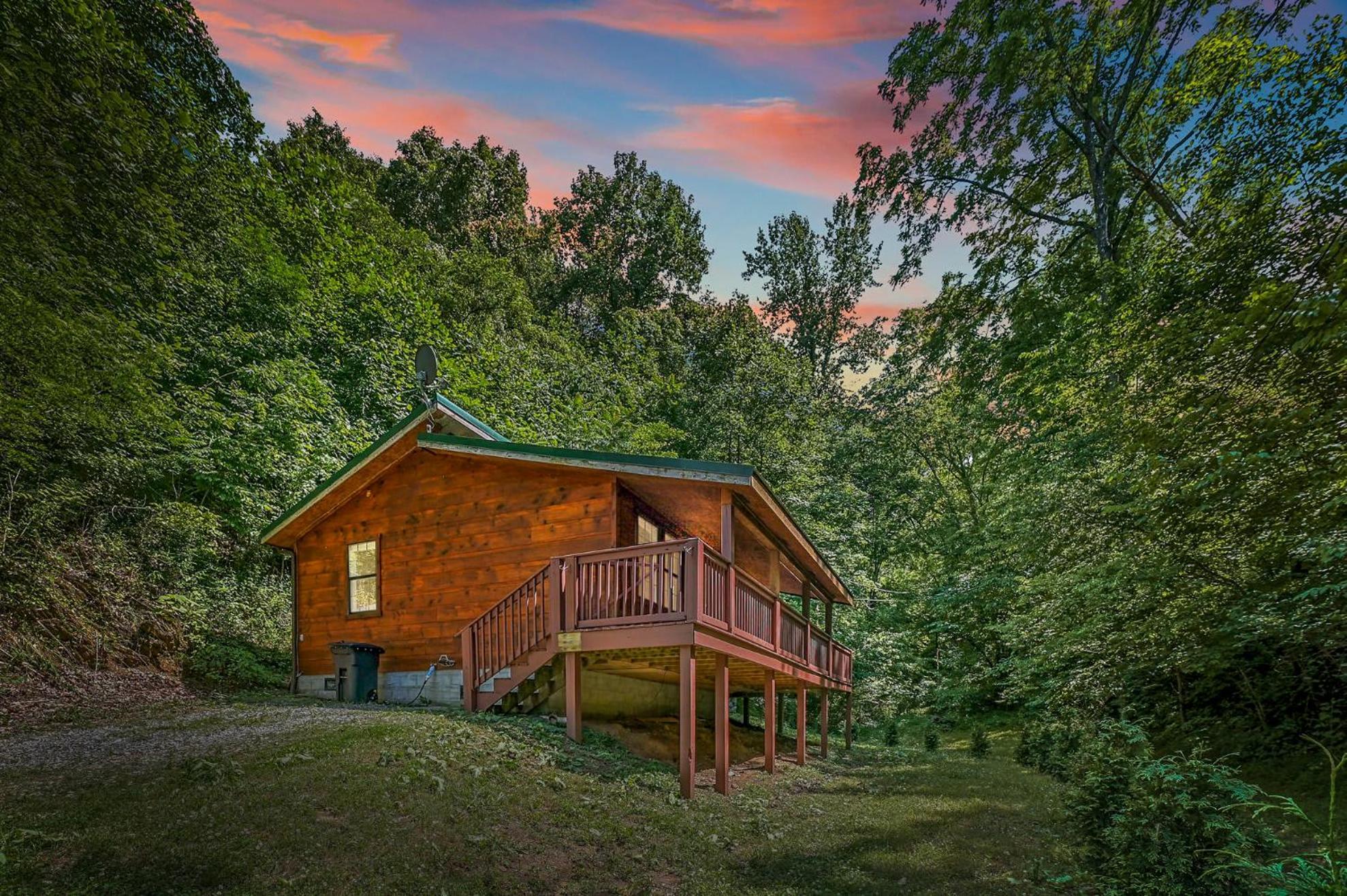 Smoky Mountains Hut Tub Cabin Dog Friendly Sevierville Exteriör bild